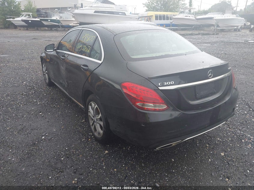 Vin: 55swf4kbxhu209112, lot: 46285137, mercedes-benz c 300 4matic 20173