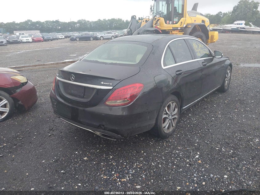 Vin: 55swf4kbxhu209112, lot: 46285137, mercedes-benz c 300 4matic 20174