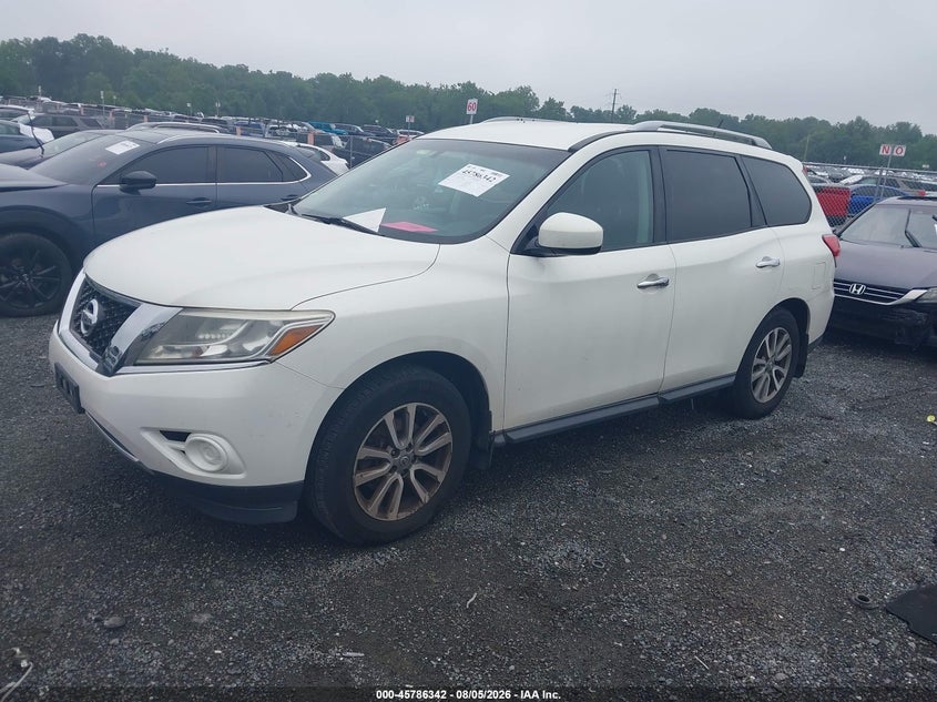 Vin: 5n1ar2mm7dc606723, lot: 46285166, nissan pathfinder sv 20132