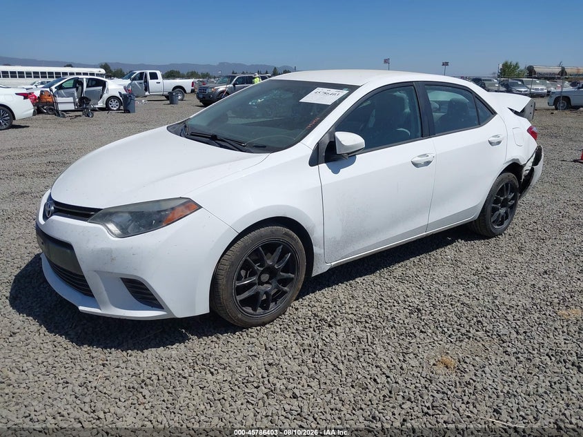 Vin: 2t1burhe7gc642023, lot: 46285227, toyota corolla le 20162