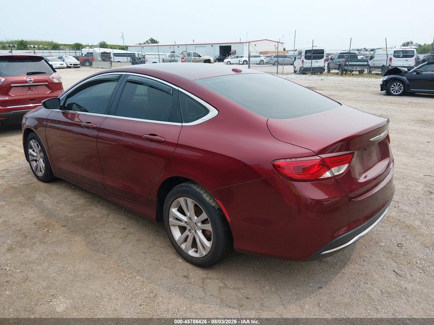 Vin: 1c3cccab0fn539904, lot: 46285250, chrysler 200 limited 20153