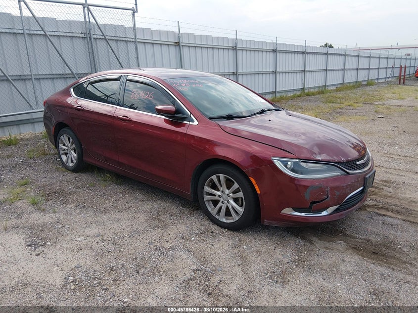 Vin: 1c3cccab0fn539904, lot: 46285250, chrysler 200 limited 20151