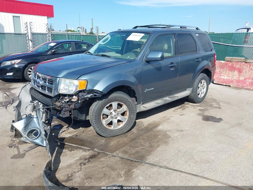 Vin: 1fmcu5k30akb95721, lot: 46285276, ford escape hybrid 20102