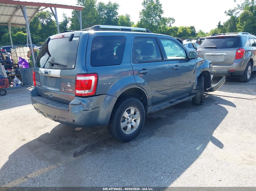Vin: 1fmcu5k30akb95721, lot: 46285276, ford escape hybrid 20104