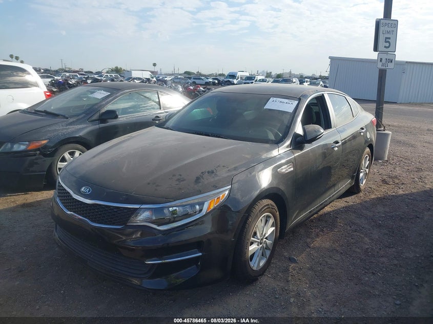 Vin: 5xxgt4l39gg057261, lot: 46285289, kia optima lx 20162