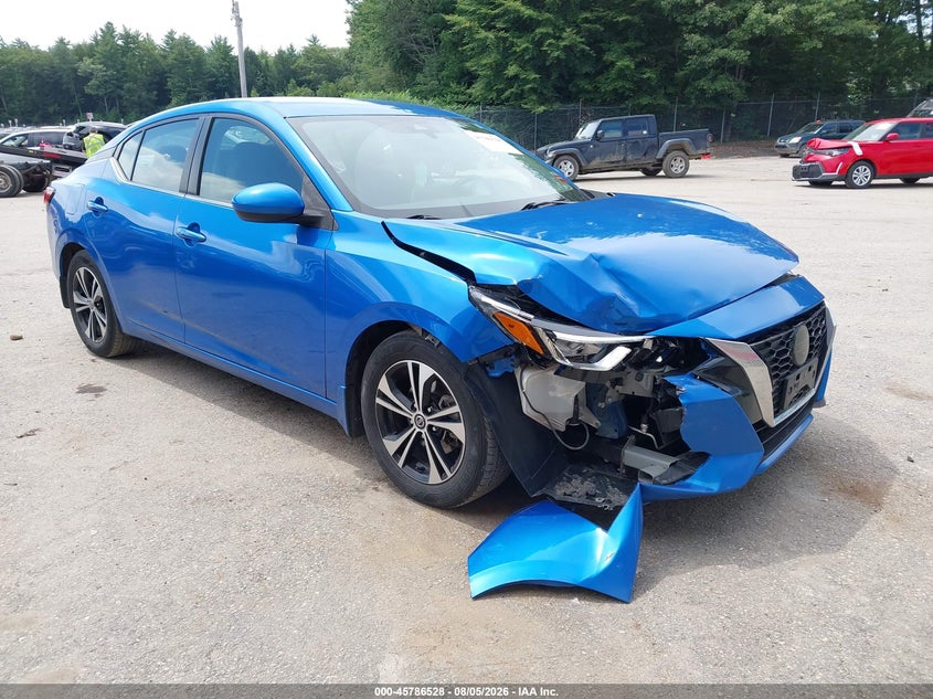 Vin: 3n1ab8cvxny237647, lot: 46285352, nissan sentra sv xtronic cvt 2022 img_1