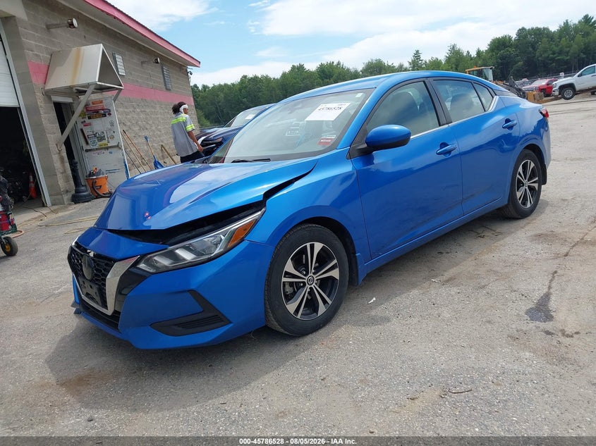 Vin: 3n1ab8cvxny237647, lot: 46285352, nissan sentra sv xtronic cvt 20222