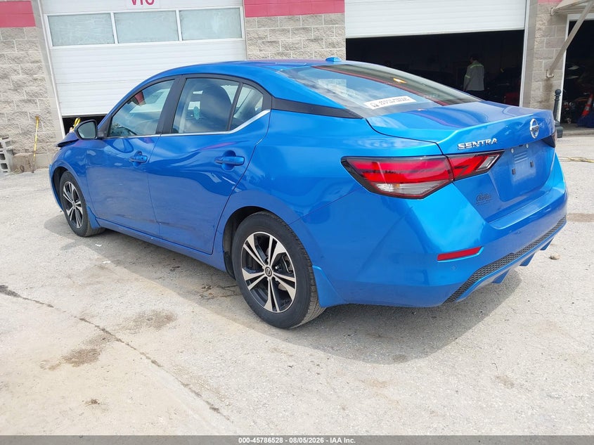 Vin: 3n1ab8cvxny237647, lot: 46285352, nissan sentra sv xtronic cvt 20223