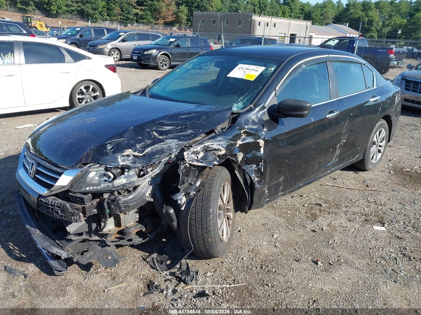 Vin: 1hgcr2f38ea299854, lot: 46285370, honda accord lx 20142
