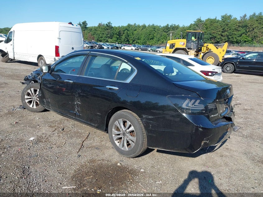 Vin: 1hgcr2f38ea299854, lot: 46285370, honda accord lx 20143