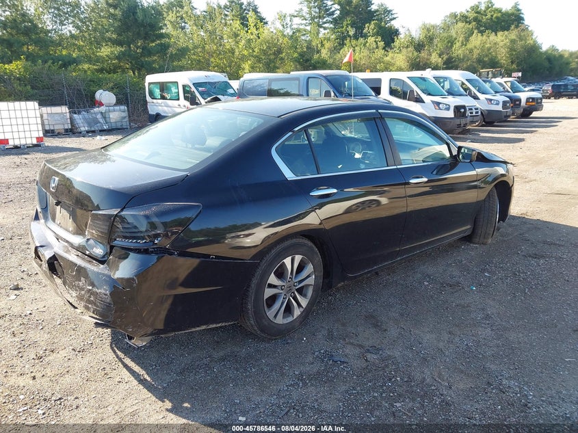 Vin: 1hgcr2f38ea299854, lot: 46285370, honda accord lx 20144