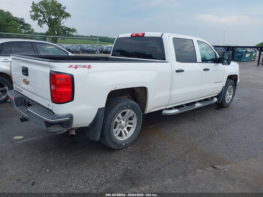 Vin: 3gcukrecxeg161462, lot: 46285377, chevrolet silverado 1500 lt 20144