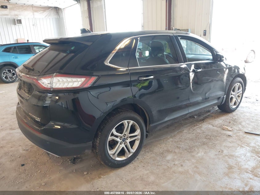 Vin: 2fmpk4k9xhbb46956, lot: 46285440, ford edge titanium 20174