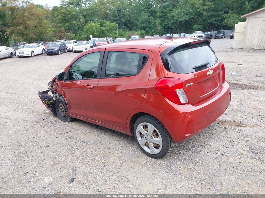 Vin: kl8cb6sa6mc714132, lot: 46285458, chevrolet spark fwd ls automatic 20213