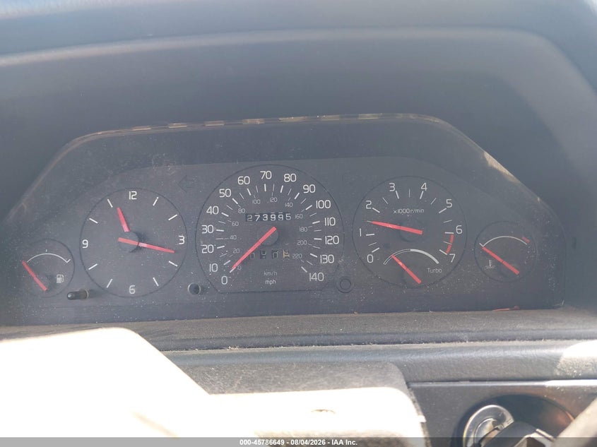 1993 VOLVO 940 WAGON 2.3L I4 FI SOHC F