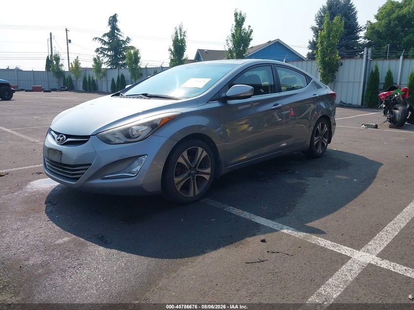 Vin: kmhdh4ah3fu282301, lot: 46285500, hyundai elantra sport 20152