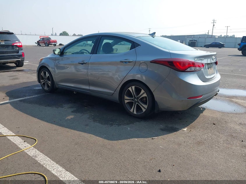 Vin: kmhdh4ah3fu282301, lot: 46285500, hyundai elantra sport 20153