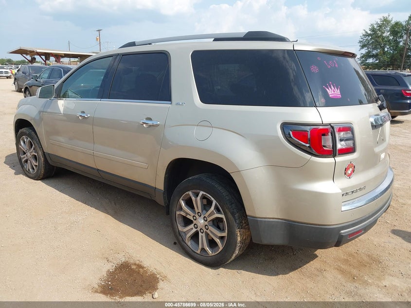 Vin: 1gkkrrkd3dj218103, lot: 46285523, gmc acadia slt-1 20133