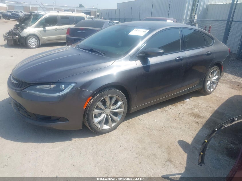 Vin: 1c3cccbb1gn162645, lot: 46285564, chrysler 200 s 20162