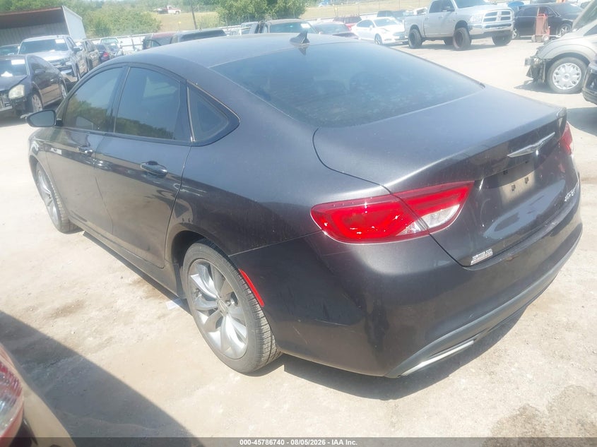 Vin: 1c3cccbb1gn162645, lot: 46285564, chrysler 200 s 20163