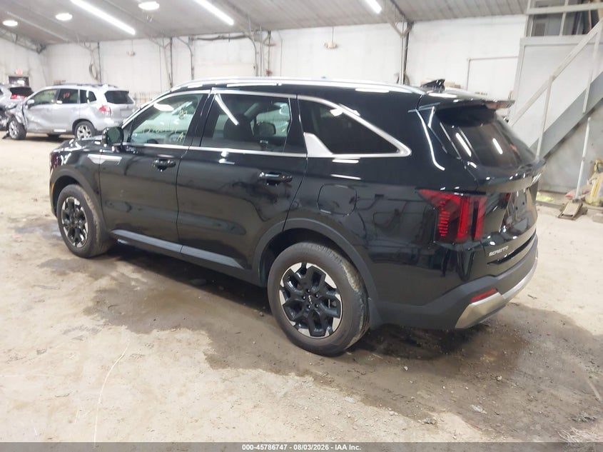Vin: 5xyrldjcxsg381125, lot: 46285571, kia sorento s 20253