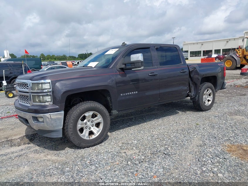 Vin: 3gcukrec4eg522376, lot: 46285573, chevrolet silverado 1500 lt 20142