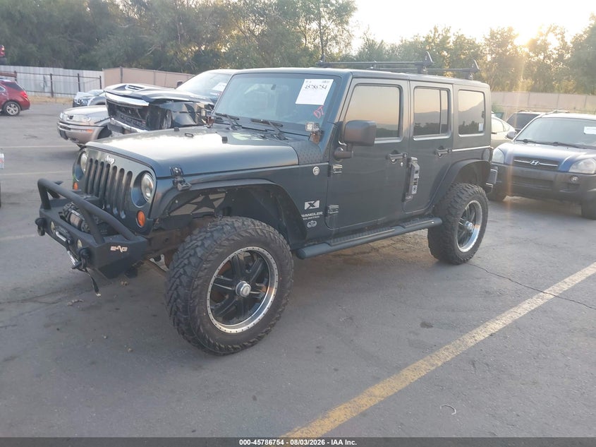 2007 Jeep Wrangler, Звичайний знос, IAAI, VIN 1J4GA39147L221743 — фото 2