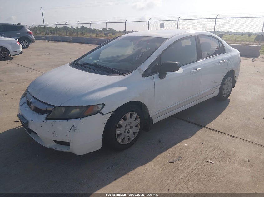 2010 Honda Civic, Обычный износ, IAAI, VIN 19XFA1F36AE053308 — фото 2