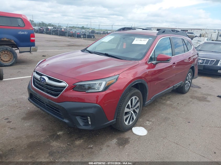 Vin: 4s4btacc3l3205130, lot: 46285587, subaru outback premium 20202
