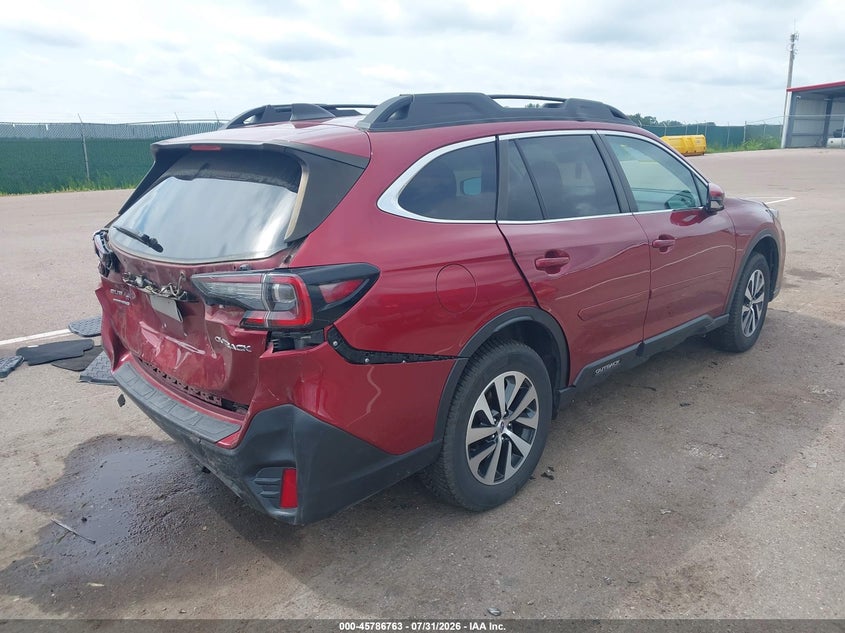 Vin: 4s4btacc3l3205130, lot: 46285587, subaru outback premium 20204