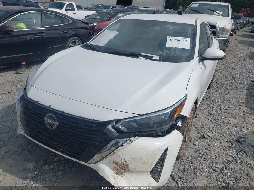 Vin: 3n1ab8cv0sy275027, lot: 46285591, nissan sentra sv 20252