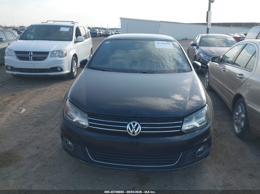 2012 VOLKSWAGEN EOS CABRIO 2.0L I-4 DI, DOHC, VVT, TURBO, 200HP