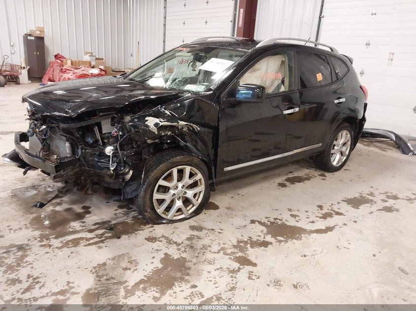 Vin: jn8as5mv7bw671235, lot: 46285627, nissan rogue sv 20112