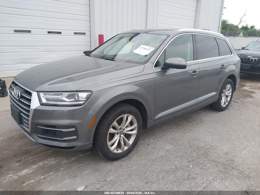 Vin: wa1lhaf78hd037473, lot: 46285653, audi q7 2.0t premium 20172