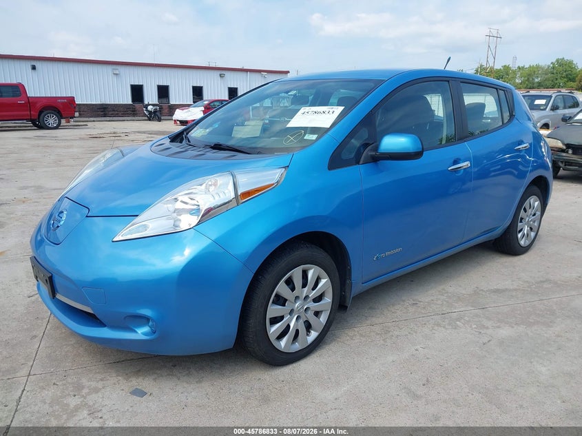 Vin: 1n4az0cp6dc421492, lot: 46285656, nissan leaf s 2013 img_1