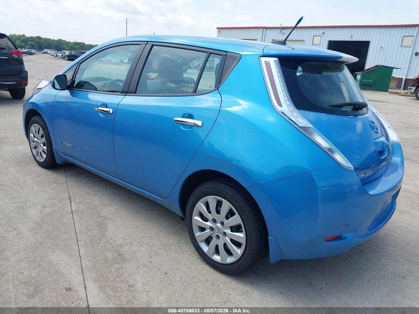 Vin: 1n4az0cp6dc421492, lot: 46285656, nissan leaf s 20132