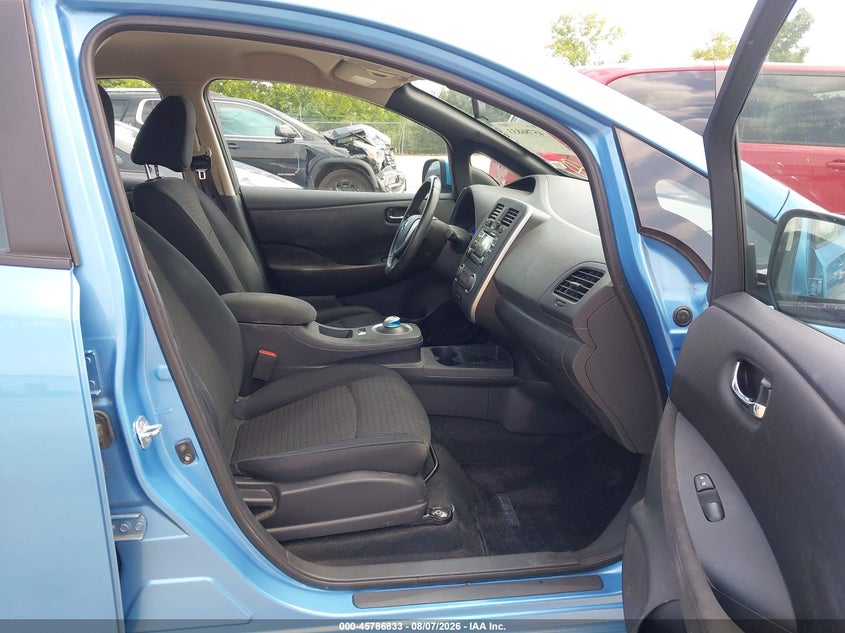 Vin: 1n4az0cp6dc421492, lot: 46285656, nissan leaf s 20134
