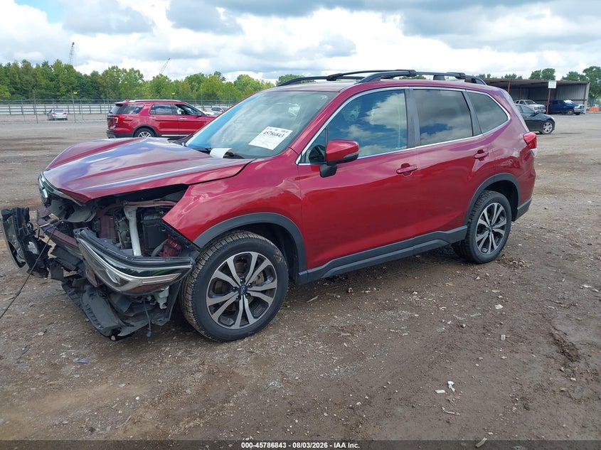 Vin: jf2skasc4kh516299, lot: 46285667, subaru forester limited 20192