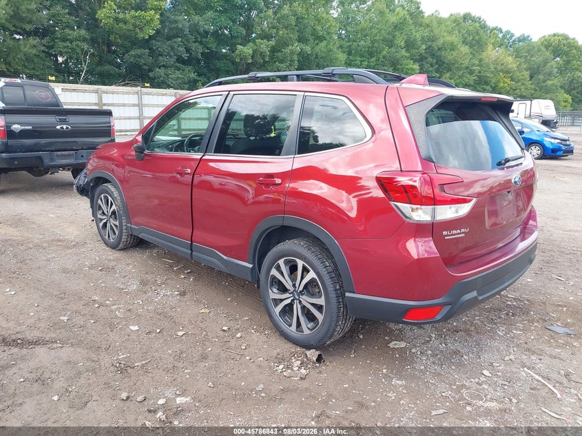 Vin: jf2skasc4kh516299, lot: 46285667, subaru forester limited 20193