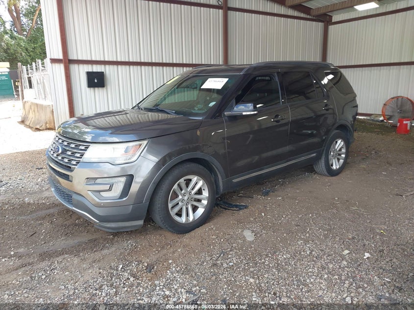 Vin: 1fm5k7dh0ggc38808, lot: 46285692, ford explorer xlt 20162