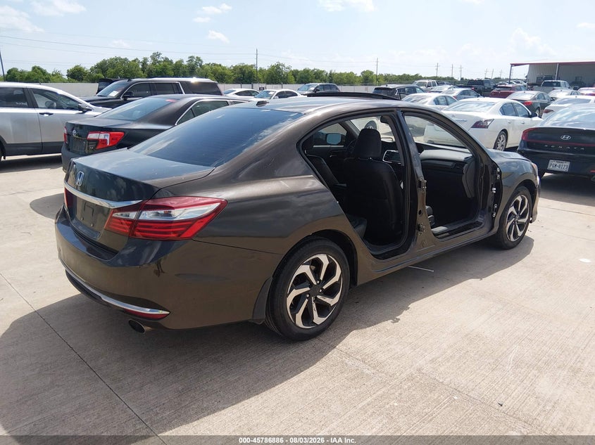 Vin: 1hgcr2f8xga050003, lot: 46285710, honda accord ex-l 20164