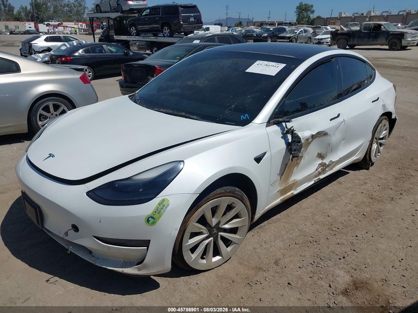 2022 TESLA MODEL 3 auction photo 2