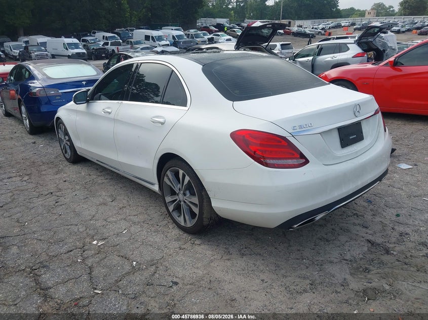 Vin: 55swf4jbxhu179255, lot: 46285760, mercedes-benz c 300 20173