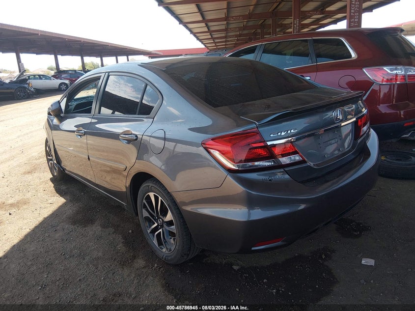 Vin: 19xfb2f87de037475, lot: 46285769, honda civic ex 20133