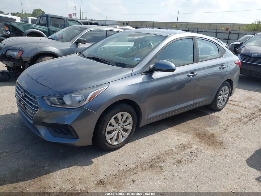 Vin: 3kpc24a31ke077591, lot: 46285780, hyundai accent se 20192