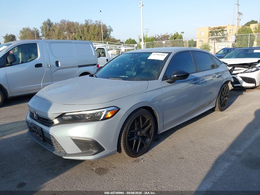 Vin: 2hgfe2f53nh571075, lot: 46285784, honda civic sport 20222