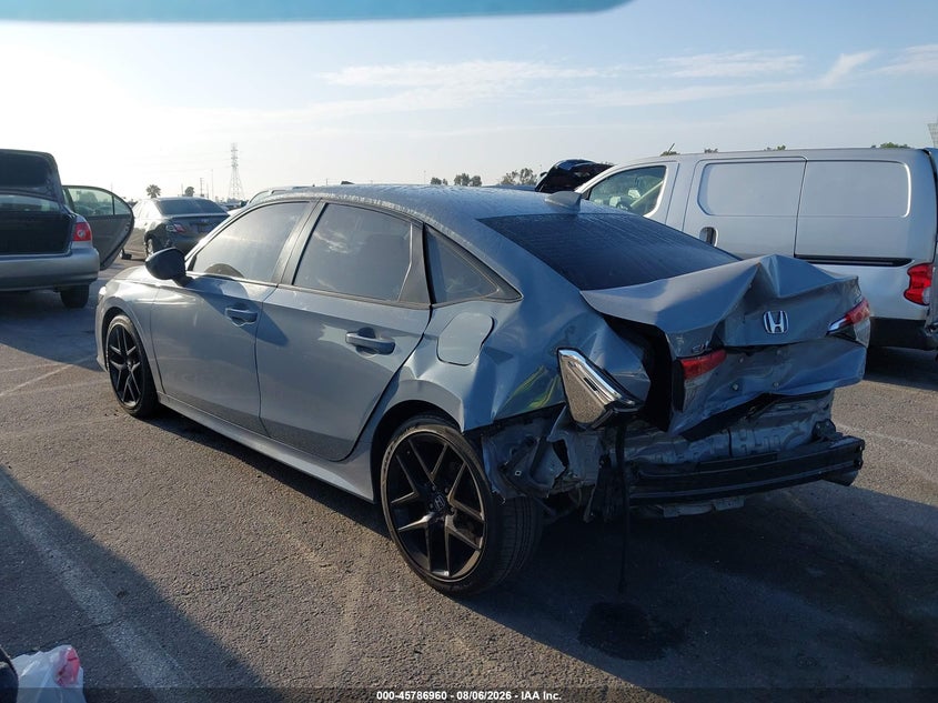Vin: 2hgfe2f53nh571075, lot: 46285784, honda civic sport 20223