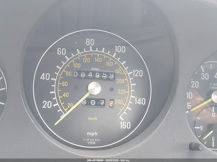 1983 MERCEDES-BENZ 380 auction photo 7