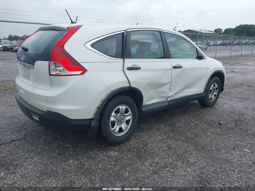 Vin: 5j6rm3h35dl045994, lot: 46285791, honda cr-v lx 20134