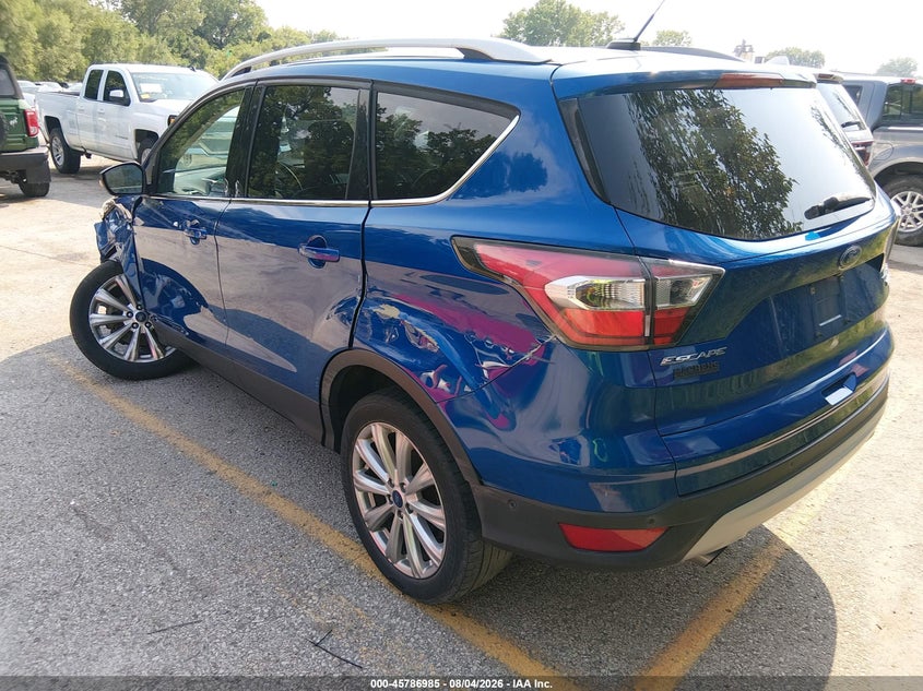 Vin: 1fmcu0jd8hua81753, lot: 46285809, ford escape titanium 20173